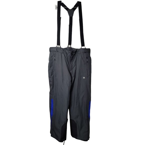 Brooks Brother Other - Brooks Brothers Mens XL Gray Blue Insulated Fleece Lined Ski Pants W/ Suspenders